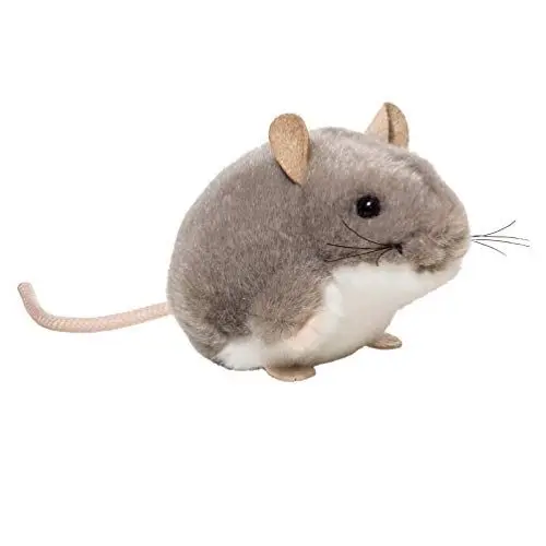 Produktbild: Teddy Hermann 92657 Maus grau 9 cm, Kuscheltier, Plüschtier mit recycelter Füllung