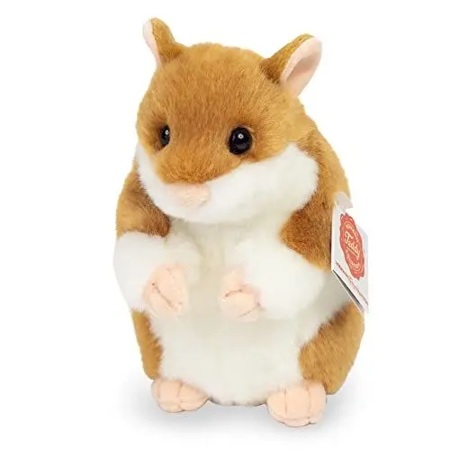 Produktbild: Teddy Hermann 92658 Hamster 16 cm, Kuscheltier, Plüschtier mit recycelter Füllung