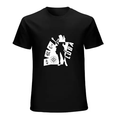 Produktbild: Tee Art Apex Legend Loba Short-Sleeve T-Shirts Black XXL