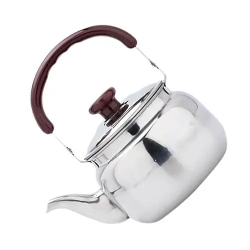 Produktbild: BESTonZON Teekessel Wasserkessel Wasserkocher Induktion Flötenkessel 500ml Edelstahl Teekanne Pfeifkessel Pfeifenkessel Kaffeekanne Pfeifender Kessel Küche Gasherd E Herde Holzofen