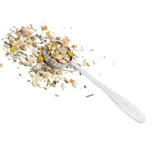 Produktbild: Tee-Messlöffel für losen Tee | 3 Gramm Dosis | Perfekter Messlöffel Zum Aufbrühen Von 1 Tasse Losem Blatttee | 18/8 Edelstahl Teelöffel