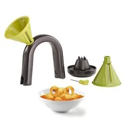 Produktbild: TEFAL INGENIO SPIRALSCHNEIDER K22980 | Einfache Anwendung | einfache Reinigung | einfache Aufbewahrung, Grün/Schwarz