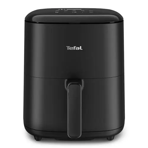 Produktbild: Tefal Easy Fry Max 5L Heißluftfritteuse, 10 automatische Garprogramme, digitaler Touchscreen, zeit-/energiesparend, Antihaftbeschichtung, schwarz, EY2458