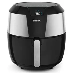 Produktbild: Tefal EY701D Heißluftfritteuse Easy Fry XXL | Air Fryer | 1850 Watt | 5,6 L für 8 Portionen | 8 automatische Programme | Digitales Display | energiesparend | gesunde Friteuse ohne Öl | Edelstahl