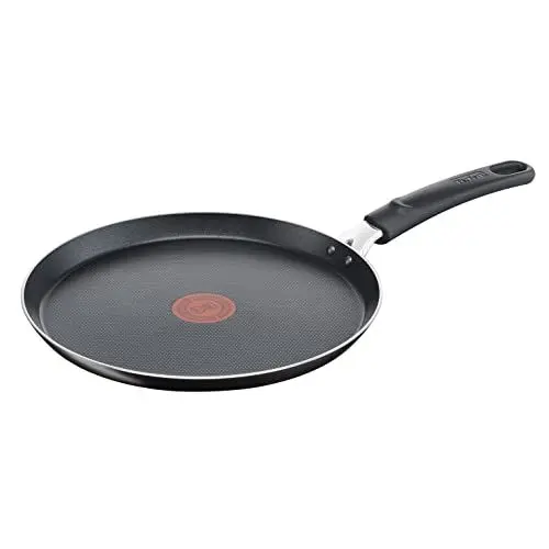 Produktbild: Tefal Easy Cook & Clean Crêpe-Pfanne 25 cm, Antihaftbeschichtung, Thermo-Signal Temperaturindikator, Pfannkuchen, Schwarz, B5550933