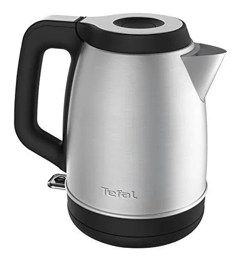 Produktbild: Tefal Element KI280D Premium Wasserkocher aus Edelstahl | Kabellos | 360°-Sockel | 2400 W | Großes Fassungsvermögen von 1,7 Litern, Schwarz