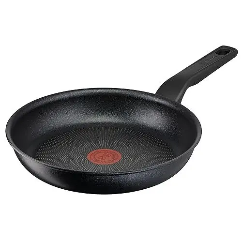 Produktbild: Tefal Titanium Force Pfanne 24 cm, Thermo-Signal Temperaturindikator-Technologie, Induktion, Antihaftbeschichtung, Schüttrand, Stabiler Griff, Made in France, G3030432