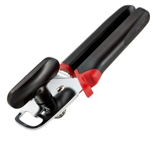 Produktbild: Tefal Ingenio K20705 Dosenöffner | Material: Kunststoff | Leicht zu reinigen | Spülmaschinengeeignet | Farbe: Rot/Schwarz, 1 Stück