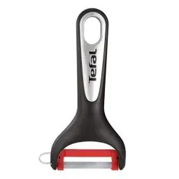 Produktbild: Tefal Ingenio K20718 Gemüseschäler | Premium Küchenutensilien für vielseitige Kochbedürfnisse | 22 cm | Kunststoff | Rot/Schwarz, 22.1 x 9.2 x 2.85 cm