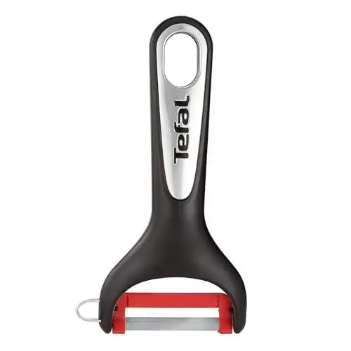 Produktbild: Tefal Ingenio K20718 Gemüseschäler | Premium Küchenutensilien für vielseitige Kochbedürfnisse | 22 cm | Kunststoff | Rot/Schwarz, 22.1 x 9.2 x 2.85 cm