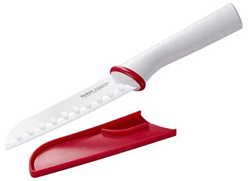 Produktbild: Tefal K15304 Ingenio Keramik Santokumesser 13 cm, weiß
