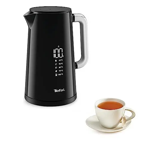 Produktbild: Tefal Smart & Light, digital, 7 Positionen, Schwarz Wasserkocher Schwarz