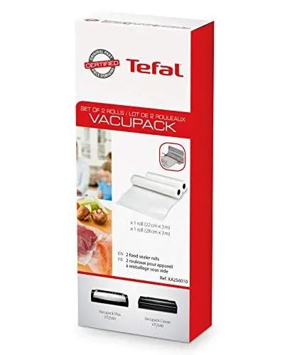Produktbild: Tefal XA2560 Zubehör für Vakuumierer, Set mit 2 x Rollen, Nc