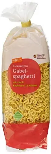 Produktbild: tegut... Eiernudeln Gabelspaghetti, 1 x 500 g