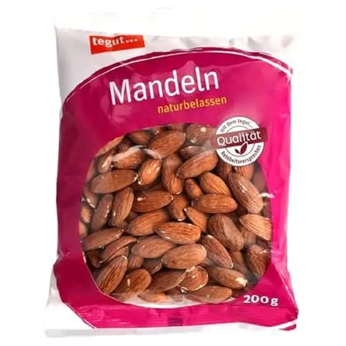 Produktbild: tegut… Mandelkerne natur ganz, 200 g