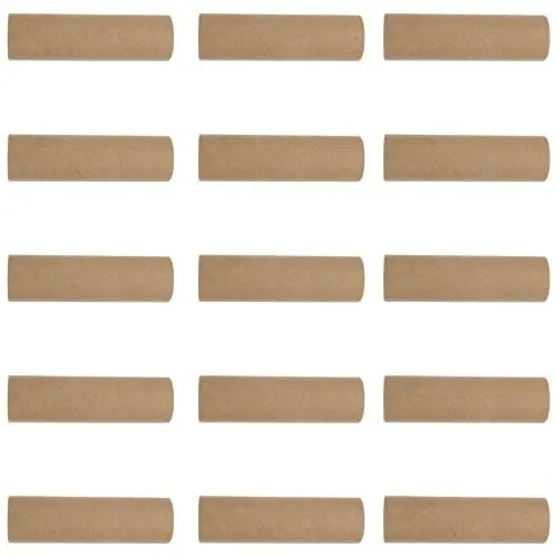 Produktbild: TEHAUX Schützen Sie Kunstwerke 15 Stück Runde Papierröhren Basteln Pappröhren Bastelpapier Papierrolle