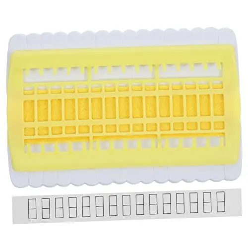 Produktbild: TEHAUX 30-Loch-Faden-Arranger Mini-Faden-Organizer Fadenkarten Für Stickgarn Gelb