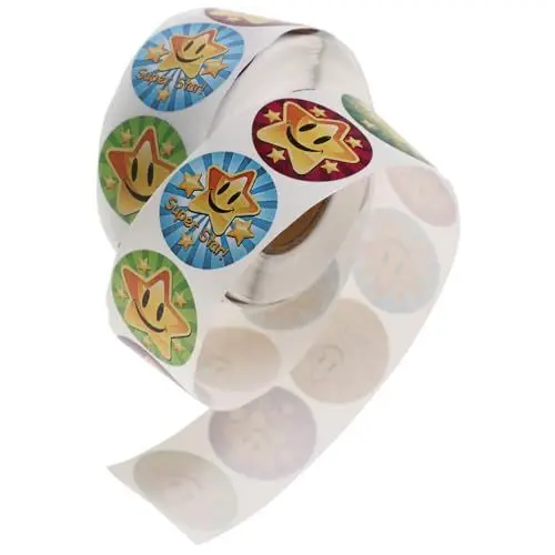 Produktbild: TEHAUX 1 Rolle Cartoon-Belohnungsaufkleber für Kinder kinderzimmer sticker kinderstickerset abdichtende Aufkleber Spielzeuge Dekor positive Aufkleber Inspirierende Aufkleber für Studenten