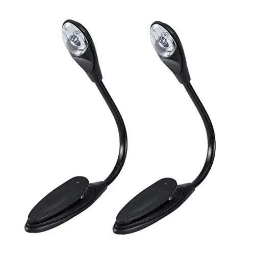 Produktbild: TEHAUX 0 17 W Clip-buchleuchte Flexible Leselampe Für Unterwegs Mini-buchlampe Mit Akku Für Den Nachttisch