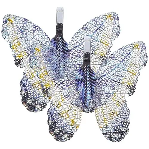 Produktbild: TEHAUX 2stücke Schmetterlings Anhänger Schmuck Schmetterling Anhänger Diy Bastelzubehör Und Schmuck