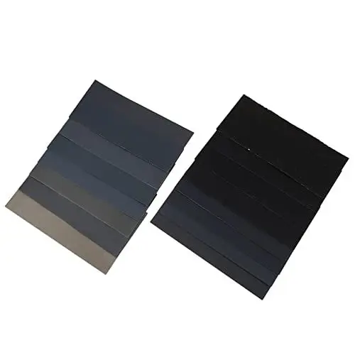 Produktbild: TEHAUX 45blätter Teiliges Schleifpapier Set Nass Und Trockenschleifen Für Holz Und Metallverarbeitung Körnung Langlebig Und Flexibel Für Möbel Und Autopolitur