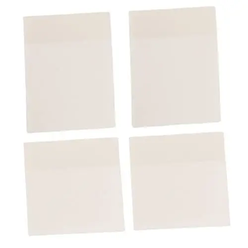 Produktbild: TEHAUX 4 Stück transparente Haftnotiz Aufkleber für Scrapbooking Büro-Memo-Aufkleber Scrapbook-Memo-Aufkleber schreibblock büroradio sticker Schreiben von Papieren klebrige Memo-Papiere