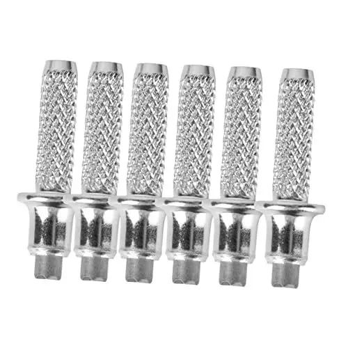Produktbild: TEHAUX 6st Spitze Aus Kohlenstoffstahl Für Trekkingstöcke Zusammenklappbarer Spazierstock Gehstock Für Damen Hartmetall-trekkingstockspitzen Reiseartikel Legierung Wolfram Stahl Reisen