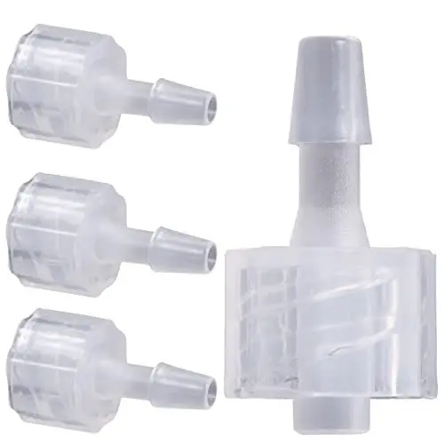 Produktbild: TEHAUX Adapter Plastikschlauch 8 Stück Labor-Schnellverschluss Für Biochemische Abgaben Mit Widerhakenadaptern Adapterstecker Stecker Rohrschraube Für Kunststoffschlauch Schlauchadapter