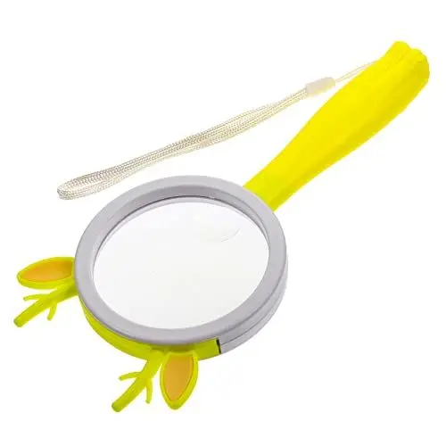 Produktbild: TEHAUX Handheld Magnifying Glass Für Junge Mädchen Und Vergrößerung Tragbare Lupe Für Outdoor-erkundungen Und Wissenschaftliche Experimente Für Insekten Und Pflanzenbeobachtung