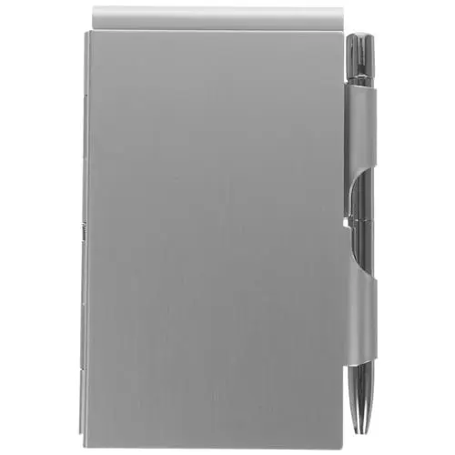 Produktbild: TEHAUX Notizblock Aus Metall Mit Stift Taschennotizbuch Mini-notizbuch Für Büro Schule Notizblöcke Ordentliche Doppelbindung