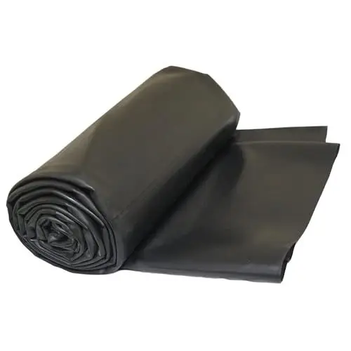 Produktbild: Teichfolien HDPE Teichfolie 0.12mm Stärke, Gartenteich Teichplane 1X4M 2X8M 3X10M 5X8M 8X10M Schwarz Schwimmteich Folie, Für Teichbau Gartenlandschaftsbau Koi-Teiche(Size:8mx8m(26.2ftx26.2ft))
