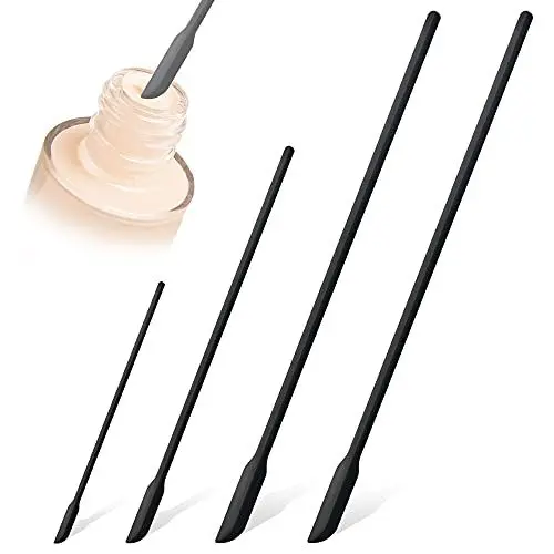Produktbild: Teigschaber, 4-teiliges Klein Silikon Teigspachtel Set Hitzebeständig BPA Frei und Nicht Stick, Spülmaschinengeeignet Mini Silikonspatel zum Kochen Backen Kuchendekorieren, -30°C bis +200°C
