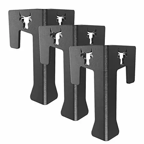 Produktbild: teileplus24 AH-02 Abstandshalter Grillring| 3er Set | Metall | mit Logo | für Feuertonnen, Grillplatten und Kugelgrill