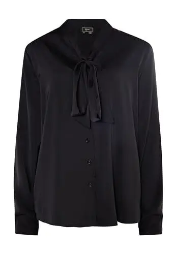 Produktbild: TEIMA Damen Schluppenbluse 19528987-TE02, SCHWARZ, M