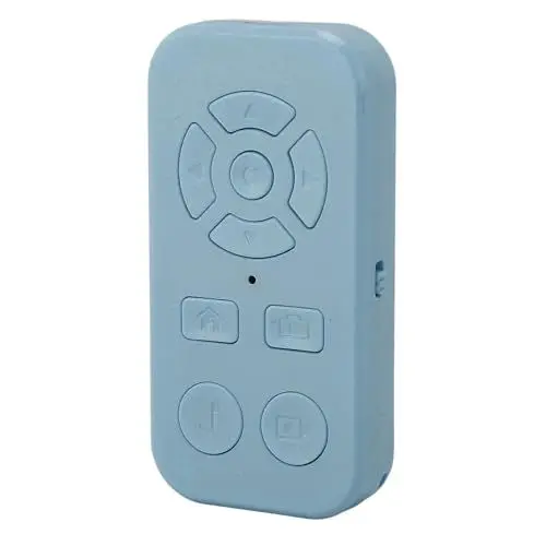 Produktbild: Telefon-Fernbedienung, V4.2 Kamera-Auslöser, Videoaufzeichnung, Remote-Seitenwender für -Smartphones und -Tablets mit TikTok, Kindle, Spotify-kompatibel (Blue)