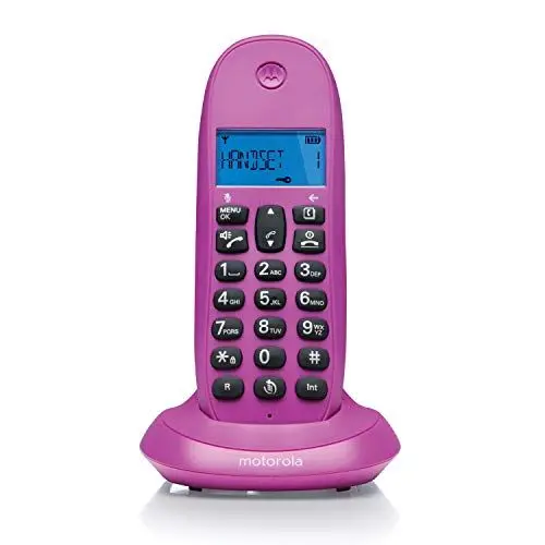 Produktbild: Telefono Inalambrico DECT Motorola C1001 Violeta (Rosa)