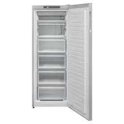 Produktbild: TELEFUNKEN Gefrierschrank | Tiefkühlschrank groß | 188 Liter Nutzinhalt | Freistehend | 4-Sterne-Gefrierraum | leise 40 dB | Türanschlag wechselbar | KTFG15421FS2 silber