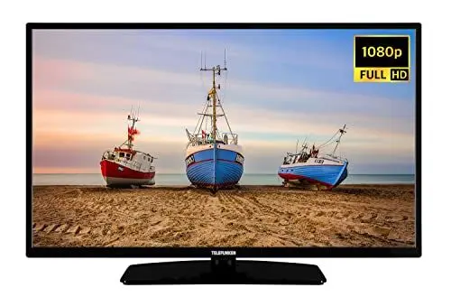 Produktbild: Telefunken XF32N550M Fernseher 32 Zoll Full HD LED TV mit 80 cm Bildschirmdiagonale und integriertem Triple-Tuner, schwarz
