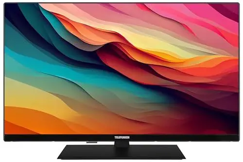 Produktbild: Telefunken XF32N750M Fernseher 32 Zoll Full HD LED TV mit 80 cm Bildschirmdiagonale und integriertem Triple-Tuner, schwarz