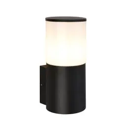 Produktbild: TELEFUNKEN - Wandleuchte Aussen mit Spritzwasser- und Staubschutz, E27 Fassung, max. 15 Watt, Aussenlampe, Wandlampe, Strahler, Außenbeleuchtung, Außenleuchte, 9,4x21,9x12,6 cm, Schwarz