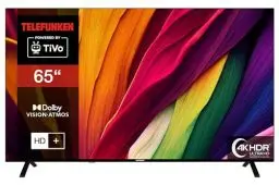 Produktbild: Telefunken Fernseher 65 Zoll Smart TV powered by TiVo (4K UHD, HDR Dolby Vision, Dolby Atmos, Triple-Tuner, 6 Monate HD+ inkl.) XU65TO750S