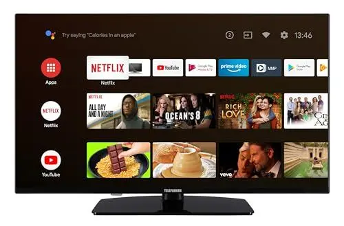 Produktbild: Telefunken Android TV 40 Zoll Fernseher (Full HD Smart TV, HDR, Triple-Tuner, Bluetooth) XF40AN750M, Schwarz