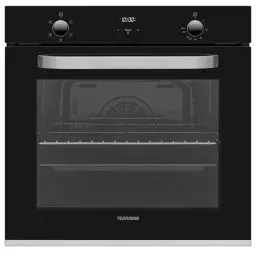 Produktbild: Telefunken Backofen Einbaugerät | Einbaubackofen ohne Kochfeld | Ofen autark mit 73 Liter Volumen | 60 cm | 5 Betriebsarten | Edelstahl | Umluft/Ober-Unterhitze | Einfache Reinigung | B-OV-75-A-I
