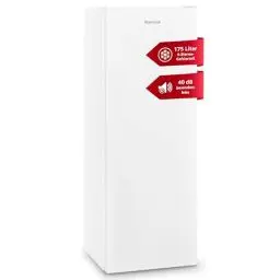 Produktbild: Telefunken Gefrierschrank groß | Tiefkühlschrank freistehend | 175 Liter Nutzinhalt - Ausreichend Platz | leise 40 dB | 4*-Gefrieren | Temperaturregelung | Freezer gross | F-GS-145-E-W weiß