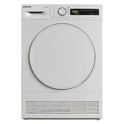 Produktbild: Telefunken T-11-400-W Kondenstrockner / 7kg Trockner mit 15 Programmen, Startzeitvorwahl, Knitterschutz & reversierenden Trommelbewegungen, weiß