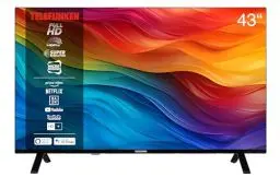 Produktbild: Telefunken XF43SN750S 43 Zoll Fernseher/Smart TV (Full HD, HDR, Triple-Tuner) - 6 Monate HD+ inkl.