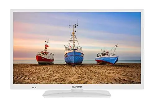 Produktbild: Telefunken XH24N550M-W Fernseher 24 Zoll HD-ready LED TV mit 60 cm Bildschirmdiagonale und integriertem Triple-Tuner, weiß