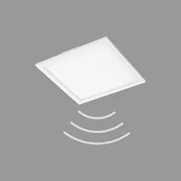 Produktbild: Telefunken - LED Deckenleuchte inkl. Bewegungsmelder, LED Panel mit Tageslichtsensor, Deckenlampe 13 Watt, 1300 Lumen, 4000 Kelvin, Weiß, 295x295x49mm (LxBxH), 308606TF
