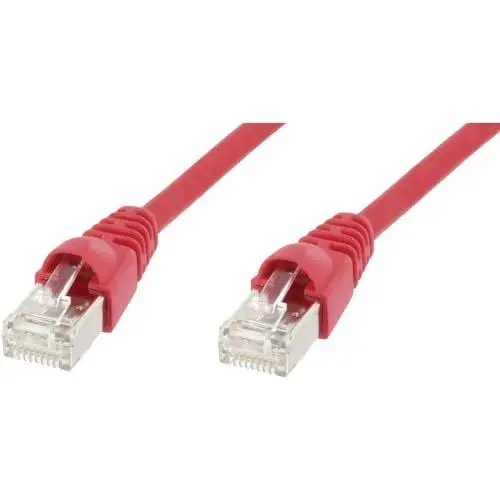 Produktbild: Telegärtner Patch-Kabel (Cat. 6A, F-STP LSZH 1 m) rot