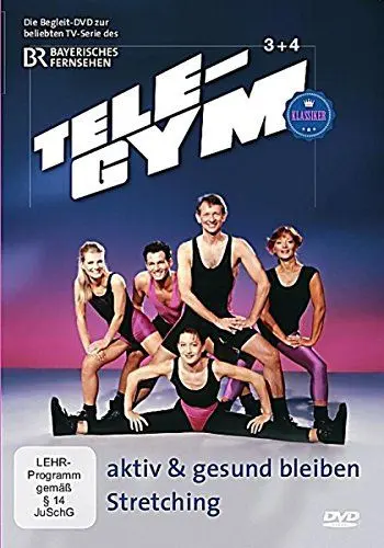 Produktbild: TELE-GYM 3+4 aktiv & gesund bleiben + Stretching mit Monika Mildenberger und Jack Campbell